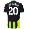 Conjunto (Camiseta+Pantalón Corto) Manchester City Bernardo 20 Segunda Equipación 2024-25 - Niño